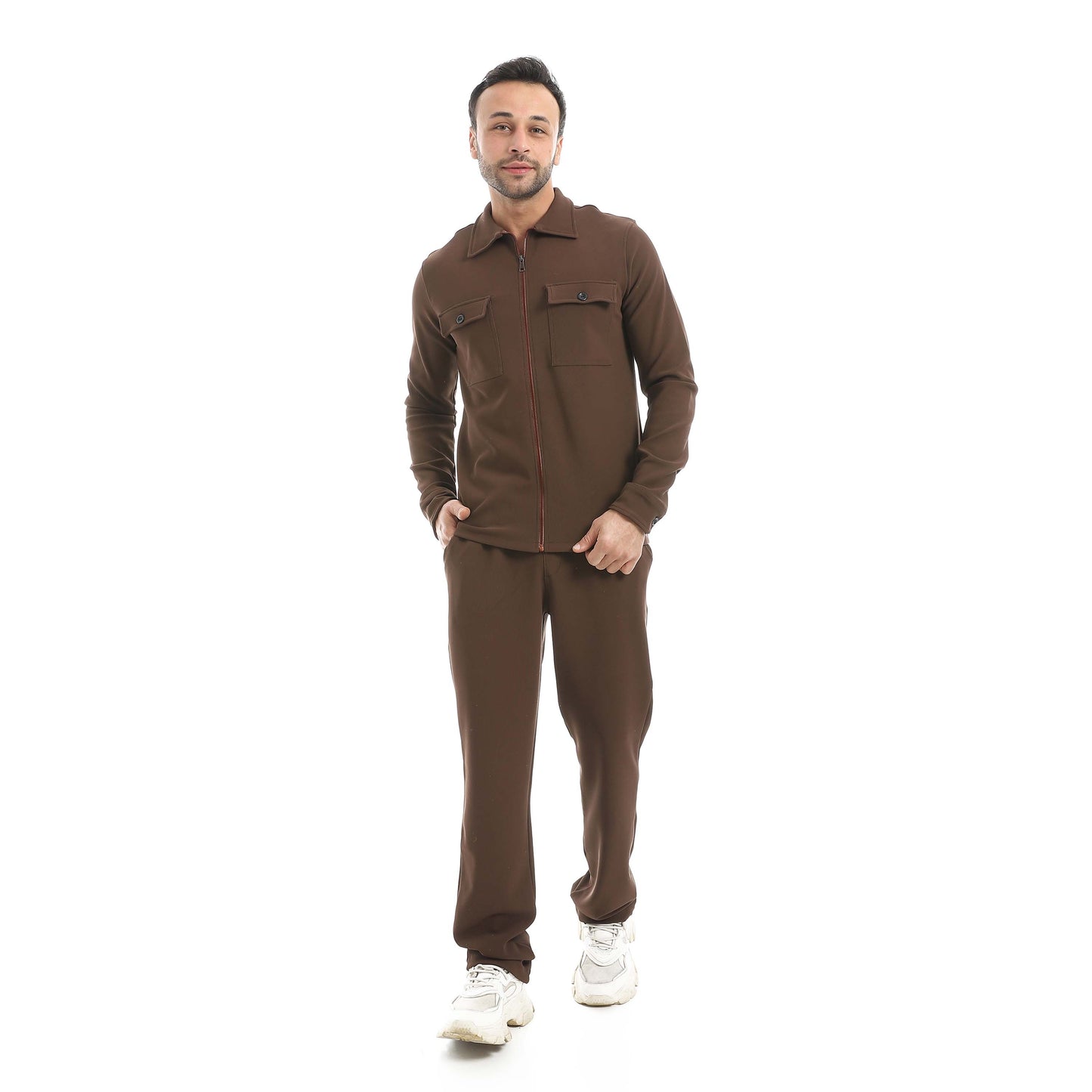 Set Of Sweatshirt Zipper And Pants