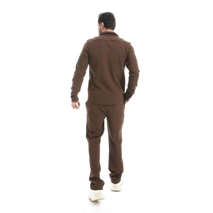 Set Of Sweatshirt Zipper And Pants