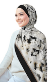 Printed Chiffon Crepe Scarf