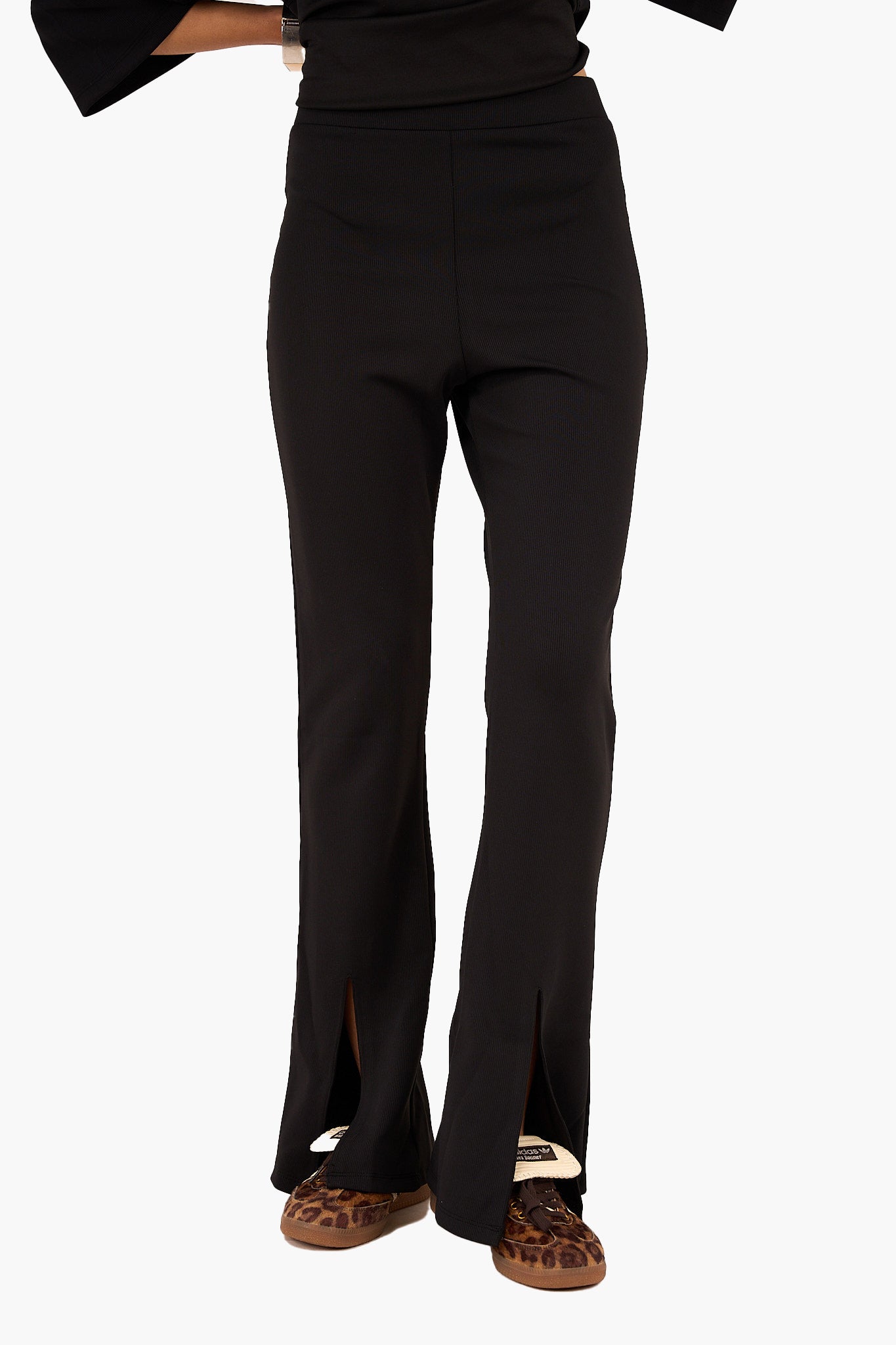 Ribbed Flared Lounge Pants