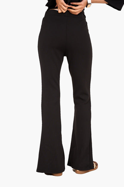 Ribbed Flared Lounge Pants