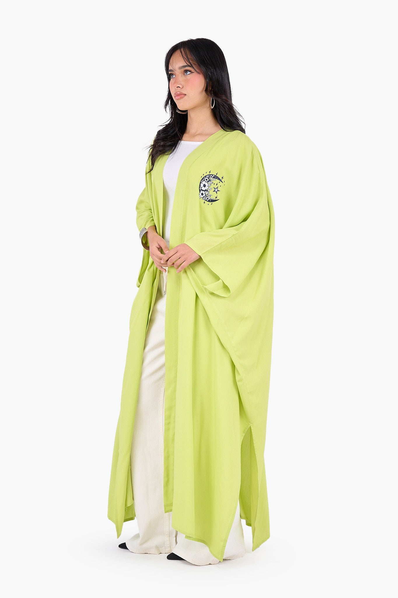 Maxi Kimono with Embroidery