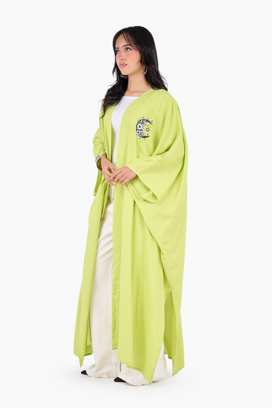 Maxi Kimono with Embroidery