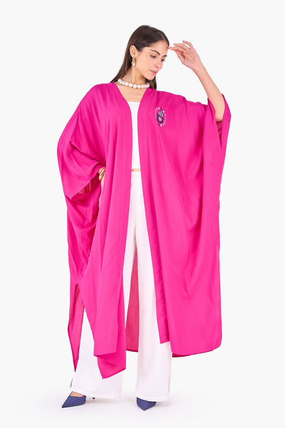 Maxi Kimono with Embroidery