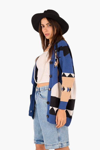 Horse Printed Cardigan