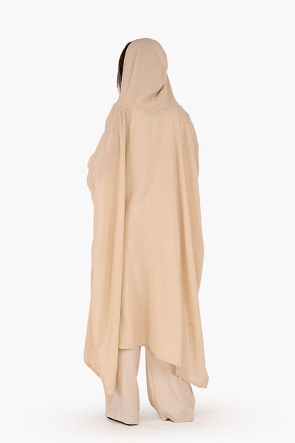 Hooded Asymmetrical Kimono