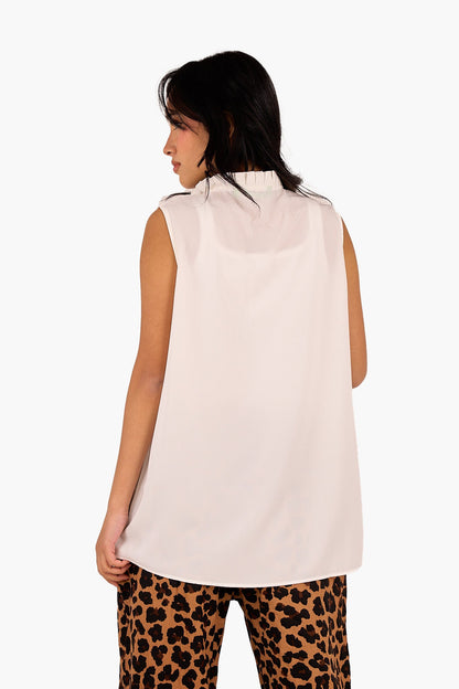 Tencel Sleeveless Blouse