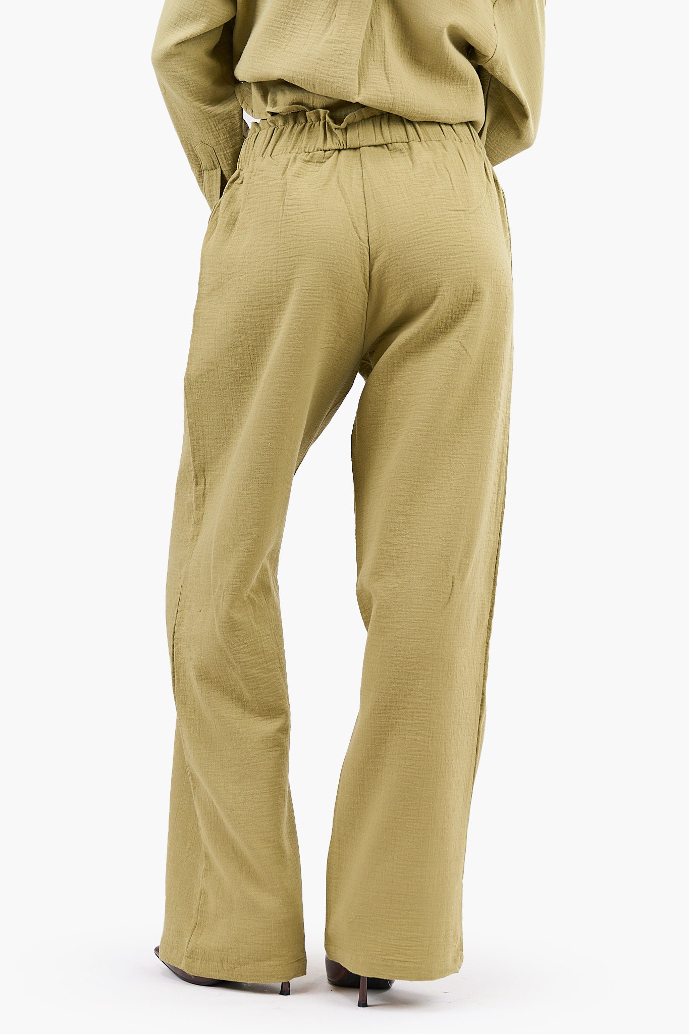 Relaxed Tencel Wide-Leg Pants