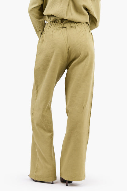 Relaxed Tencel Wide-Leg Pants