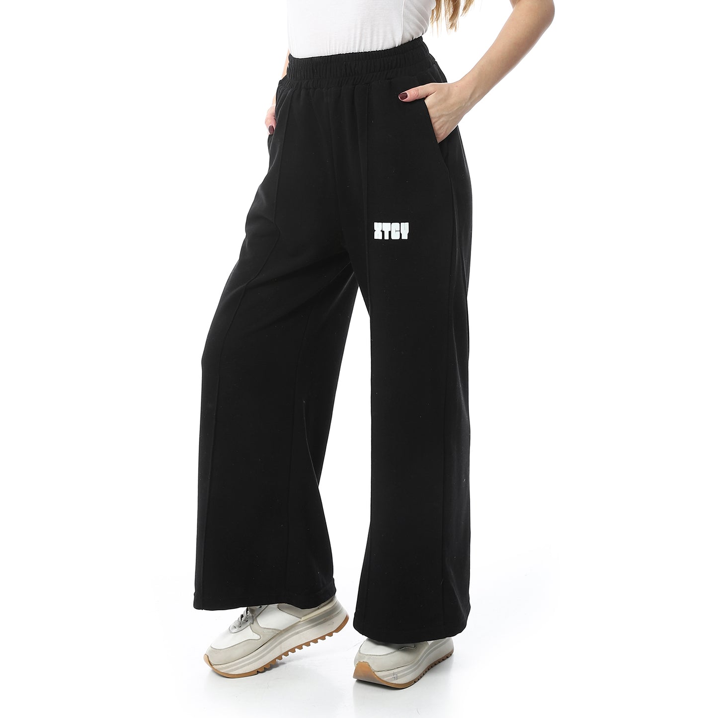 Black Wide Leg Sweatpants