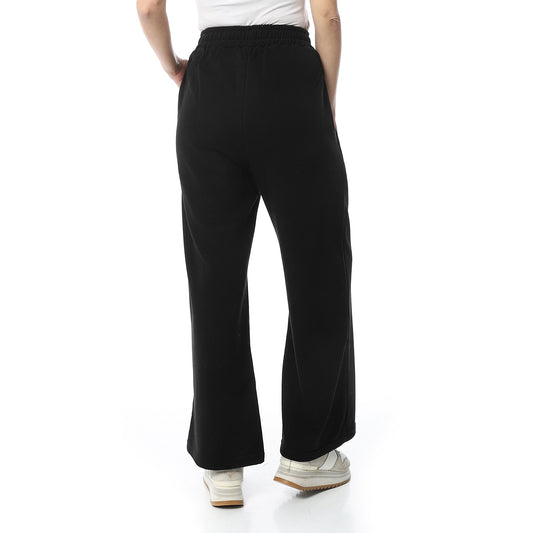 Black Wide Leg Sweatpants