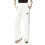 White Wide Leg Sweatpants