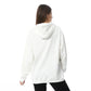 White Hoodie with Zipper Pockets