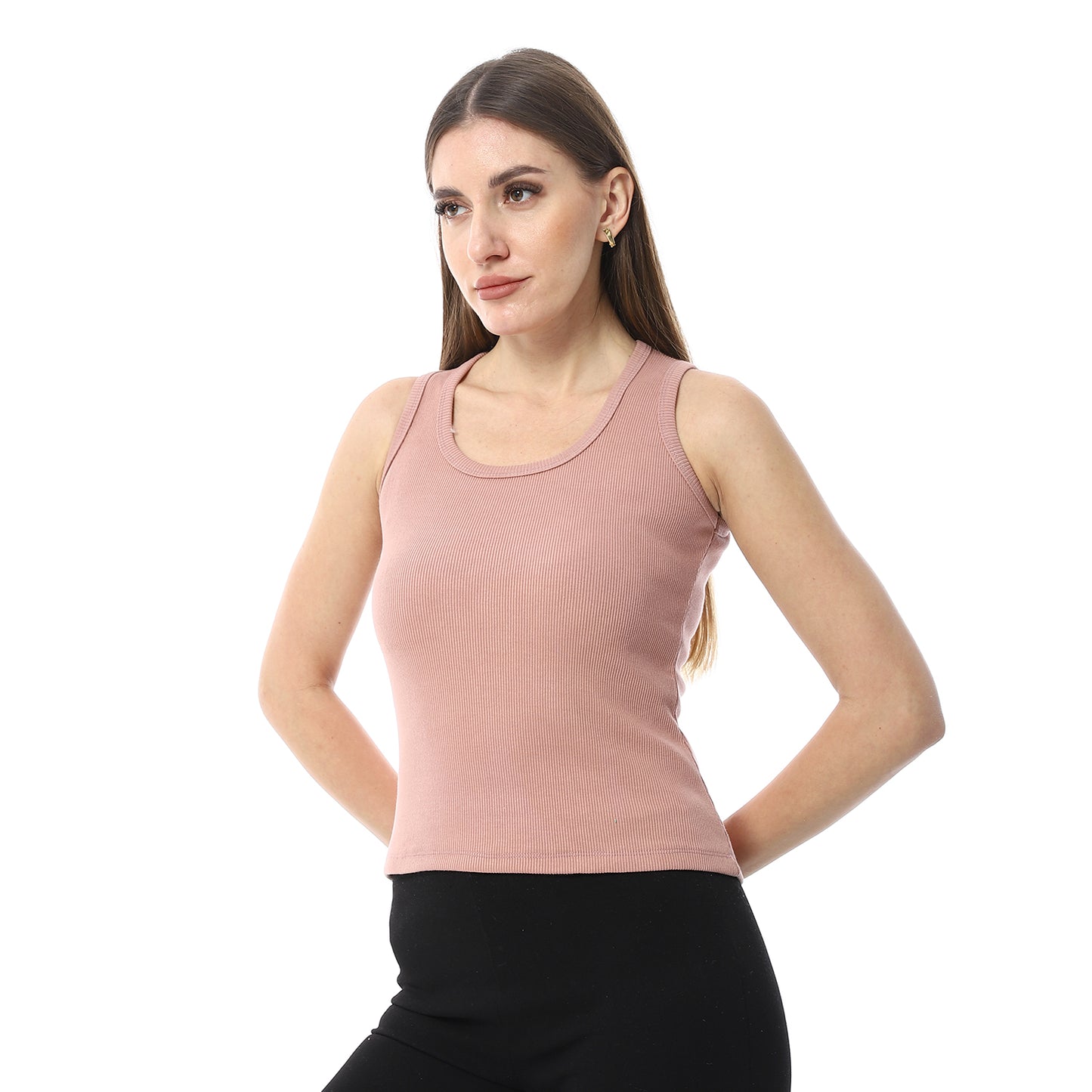 Cashmere Round Neck Basic Top