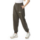 Olive Elastic Waist Sweatpants