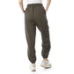 Olive Elastic Waist Sweatpants