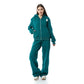 Teal Zipper Hoodie & Sweatpants Pajama Set