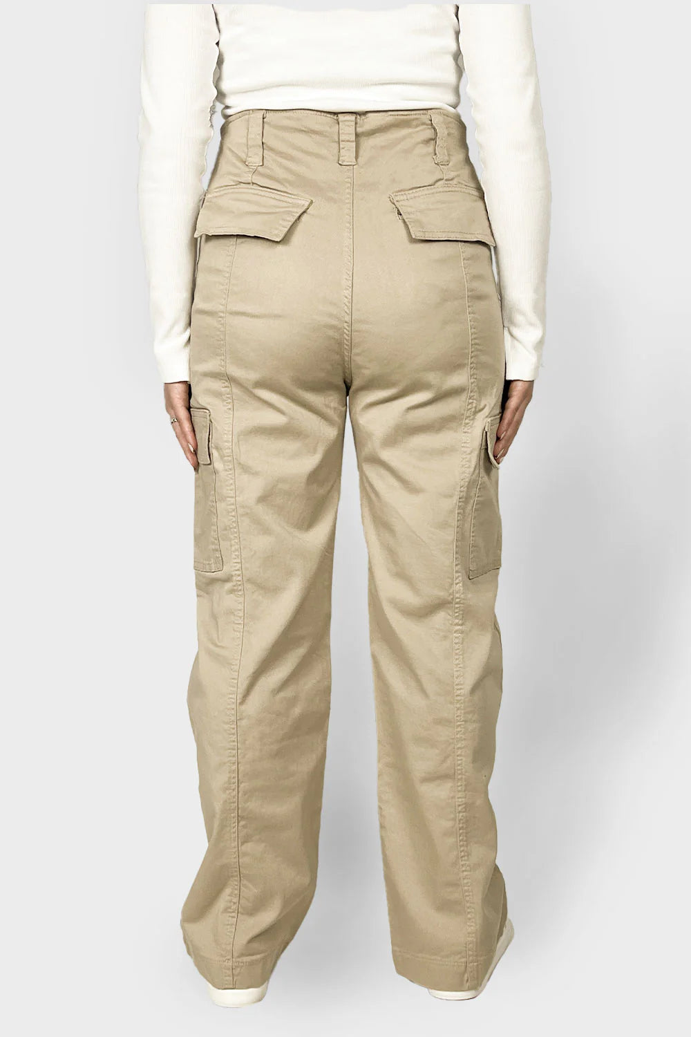 Okoye Beige Cargo Pants