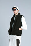 Black Waterproof Vest with Side Pockets