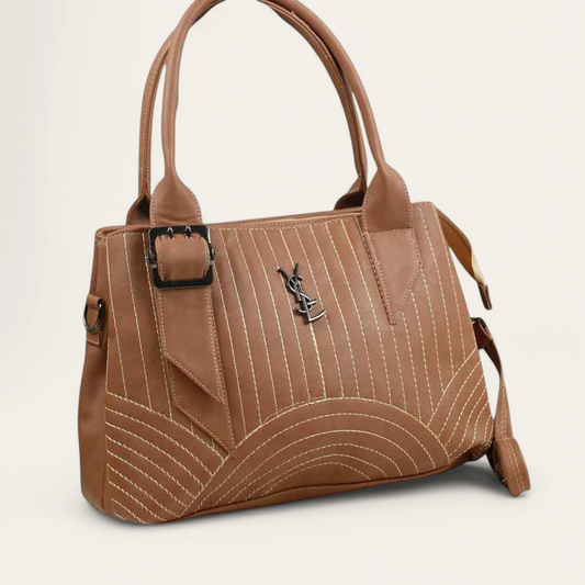 Cafe Leather Handbag with Extra Strap