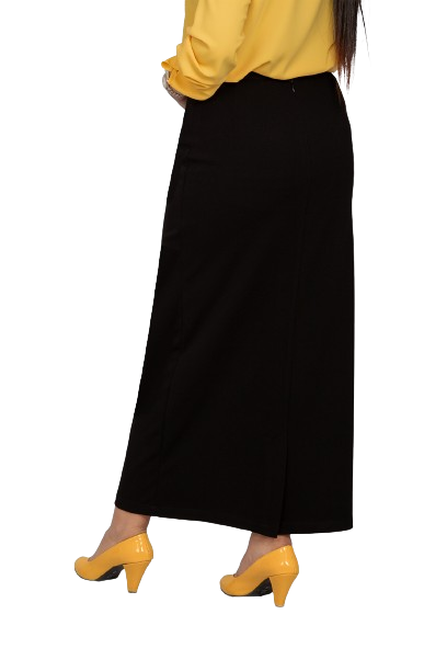 Smoky Plain Maxi Skirt