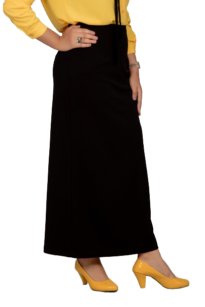 Smoky Plain Maxi Skirt