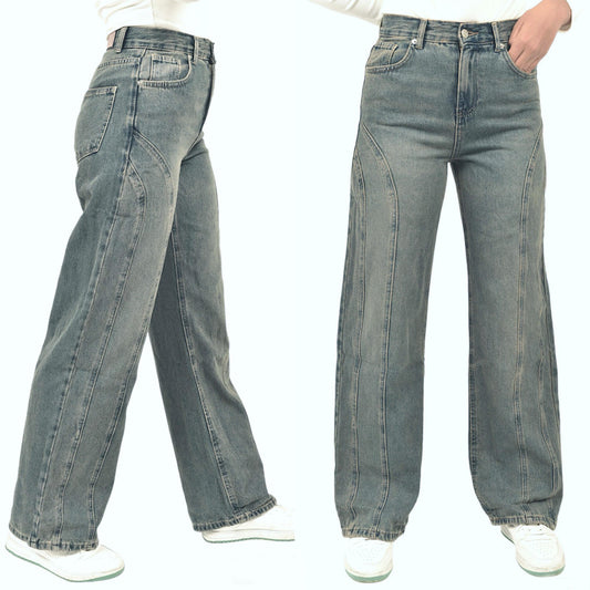 Cowboy Jeans with Side Stitching