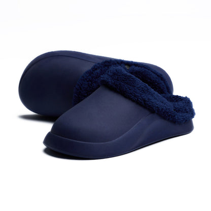 Navy Plain Mega Clog Slipper