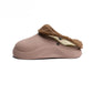 Light Coffee Plain Mega Clog Slipper