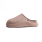 Light Coffee Plain Mega Clog Slipper