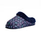 Navy Mega Butterfly Clog Slipper