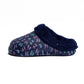 Navy Mega Butterfly Clog Slipper