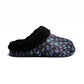 Black Mega Butterfly Clog Slipper