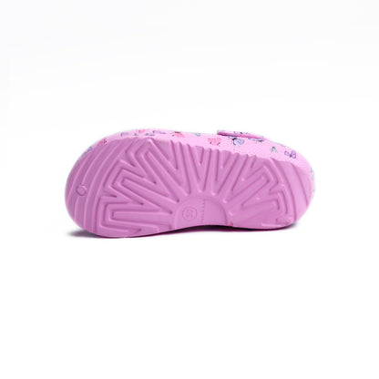 حذاء كلوج برونتو PK6 بطبعة فراشات وردية للبنات