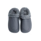 Gray Plain Mega Clog Slipper