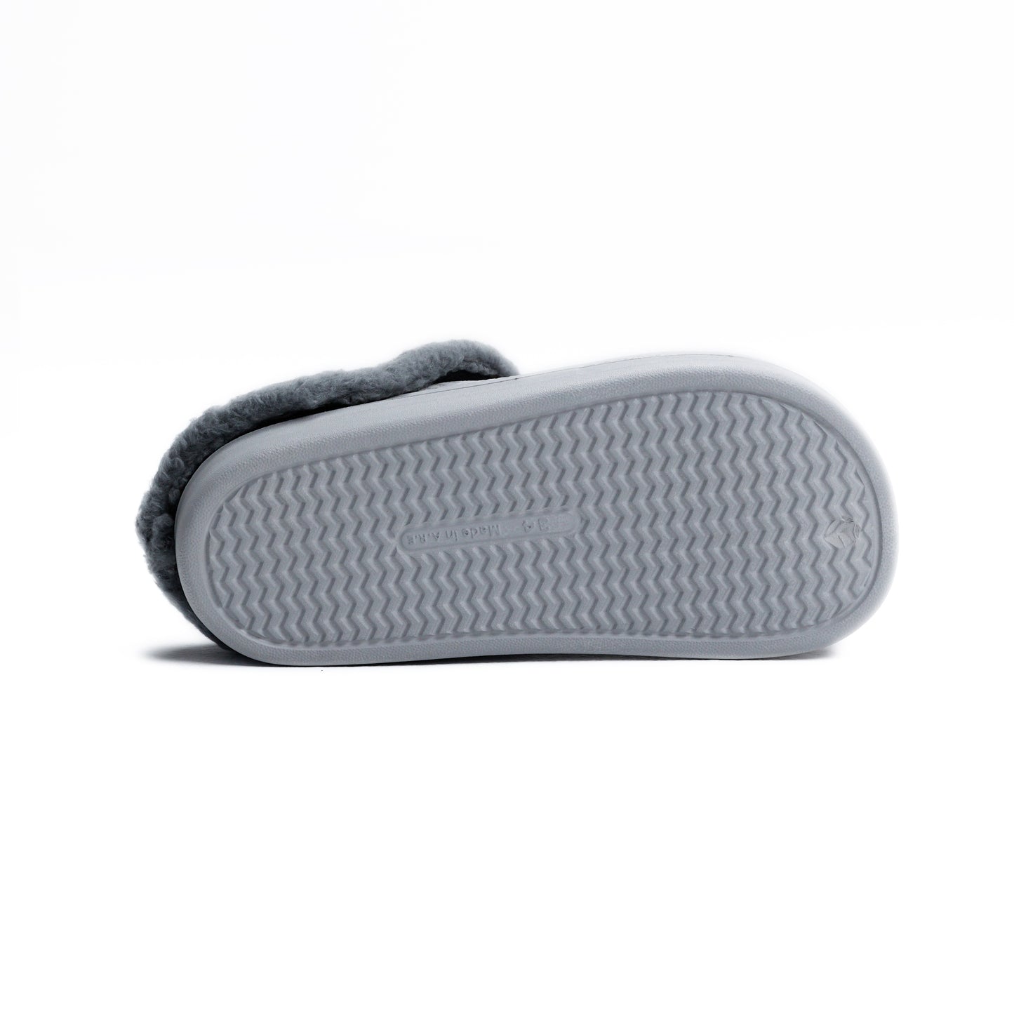 Gray Textured Rubber Sabo Clog for Teen Girls