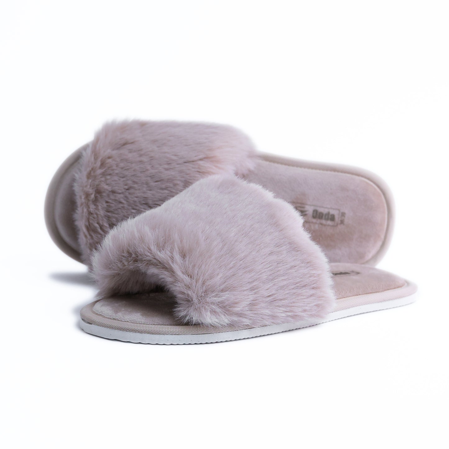 Beige Windy Fur Slipper