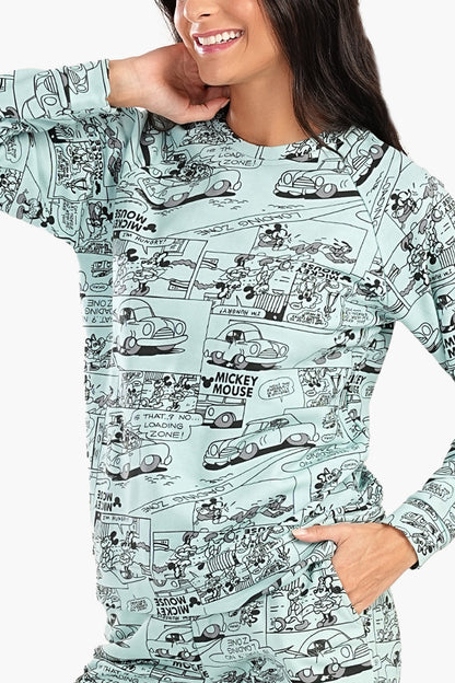 طقم بيجامة ميكي ماوس النحيف