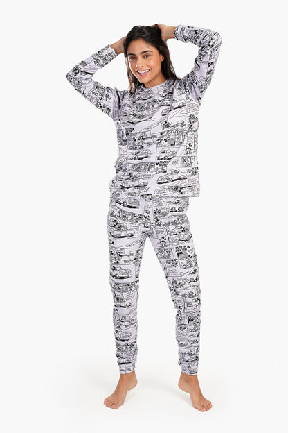 طقم بيجامة ميكي ماوس النحيف