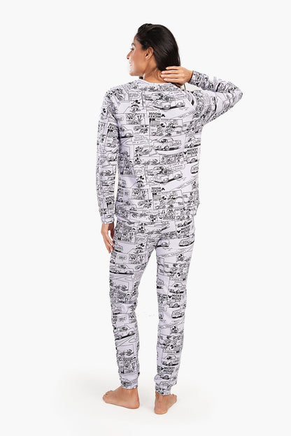 طقم بيجامة ميكي ماوس النحيف