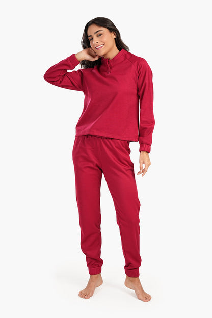 Pyjama Set With Button Closure