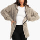 Knitted Jacket With Zipper Closure