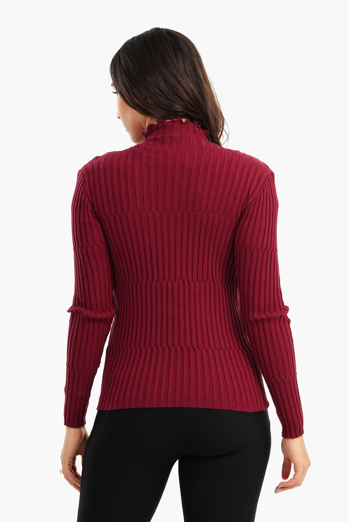 Carina Ribbed Slim Fit Pullover