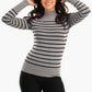 Carina Pullover with Horizontal Stripes