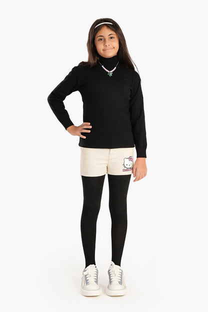 كولون قطني بنقشة نجوم للبنات