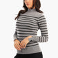 Carina Pullover with Horizontal Stripes