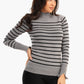 Carina Pullover with Horizontal Stripes