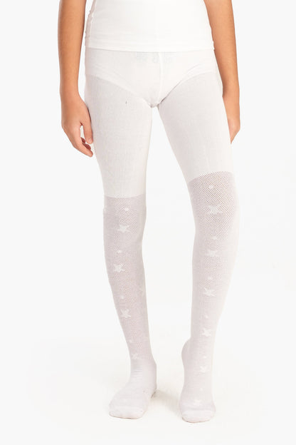 كولون قطني بنقشة نجوم للبنات