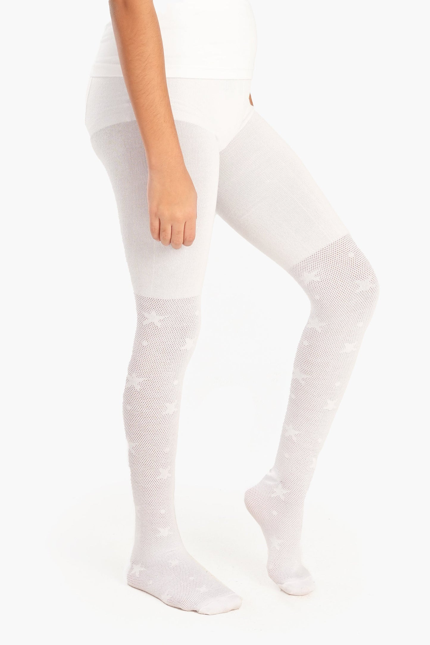 كولون قطني بنقشة نجوم للبنات