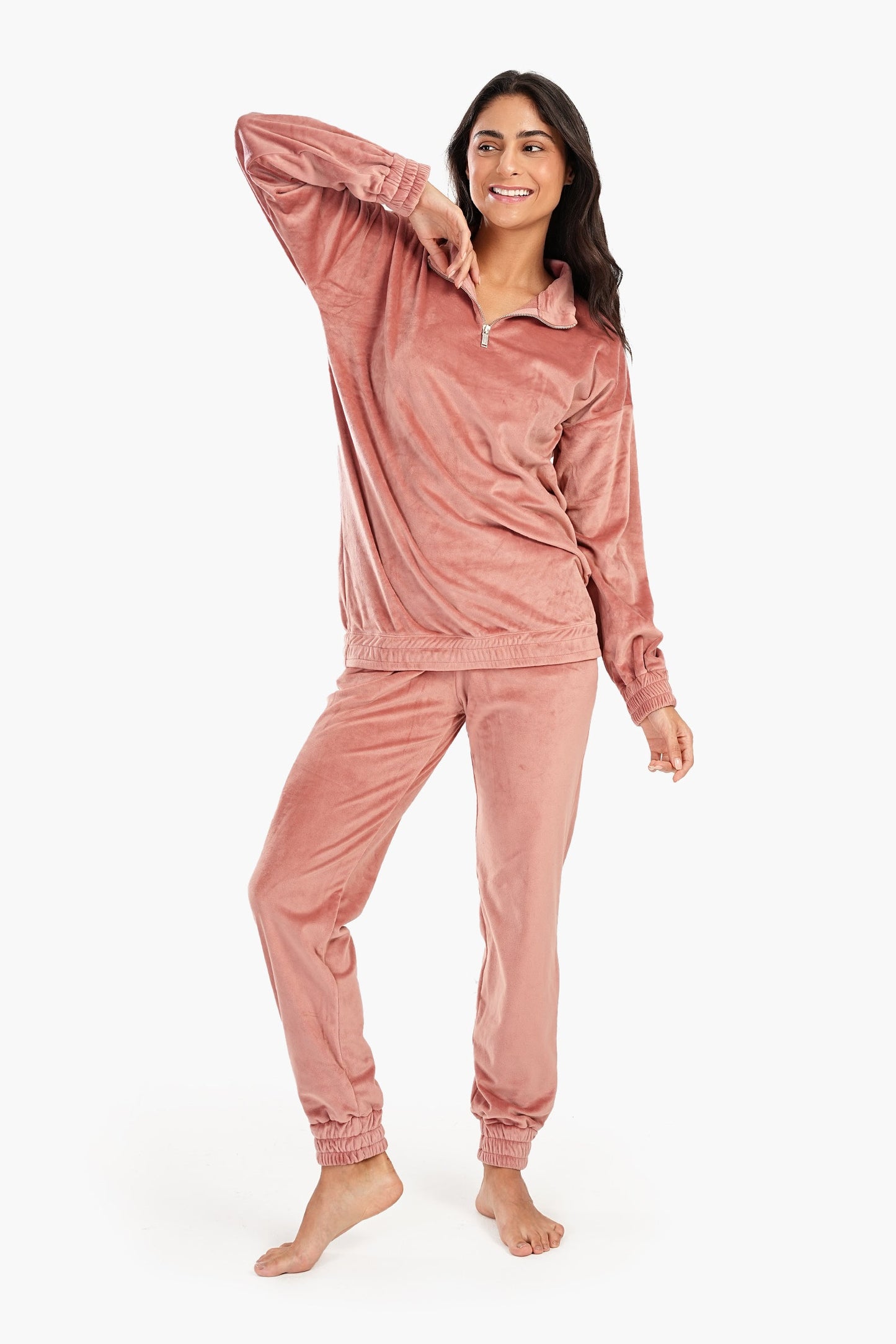 Pyjama Set With Elastic Cuffs